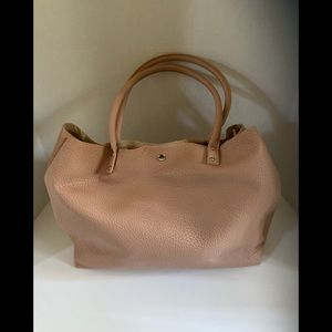 Remi and Reid petal pink leather bag